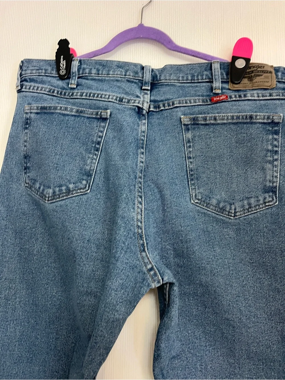 Wrangler Men's Medium Blue Slim Straight Jeans 40x34